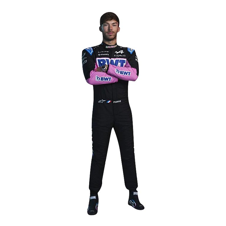 2024 BWT Pierre Gasly Alpine F1 Race Suit REPLICA 4 2024 BWT Pierre Gasly Alpine F1 Race Suit REPLICA - Image 4