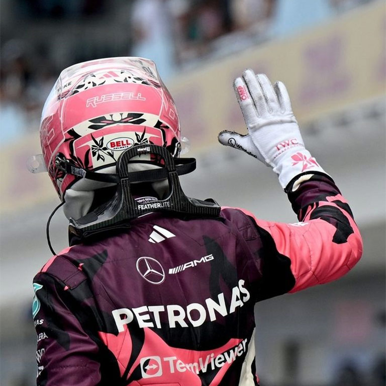Mercedes Andrea Antonelli Kimi Miami GP 2025 Race Suit 2 Mercedes Andrea Antonelli Kimi Miami GP 2025 Race Suit - Image 2
