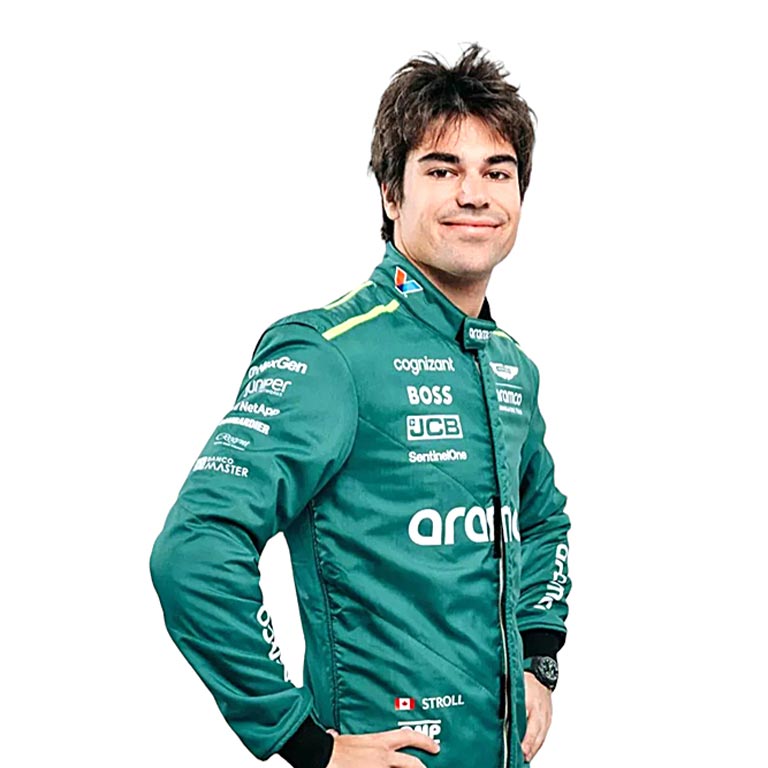 2024 Lance Stroll Aston Martin F1 Race Suit REPLICA 2 2024 Lance Stroll Aston Martin F1 Race Suit REPLICA - Image 2