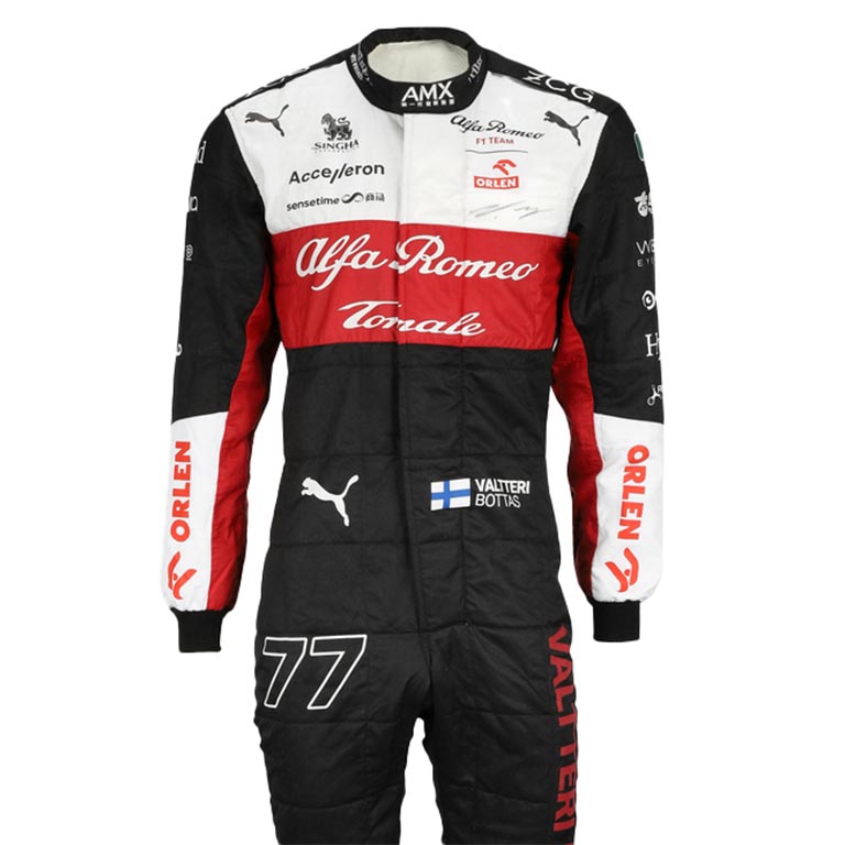 2022 Valtteri Bottas Alfa Romeo F1 Race Suit REPLICA 1 Alfa Romeo