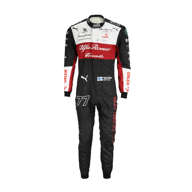 2022 Valtteri Bottas Alfa Romeo F1 Race Suit REPLICA 2 2022 Valtteri Bottas Alfa Romeo F1 Race Suit REPLICA - Image 2