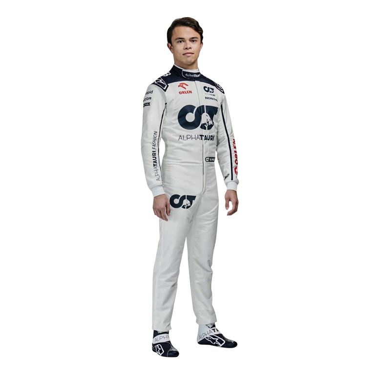 2023 Nyck De Vries Alphatauri F1 Race Suit REPLICA 2 2023 Nyck De Vries Alphatauri F1 Race Suit REPLICA - Image 2