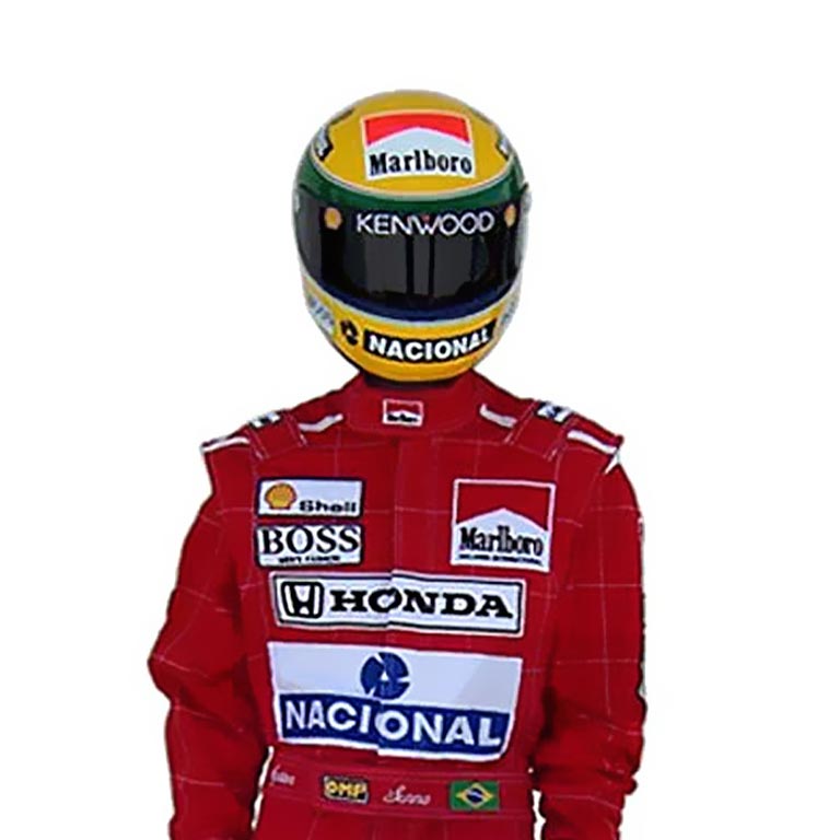 1991 Ayrton Senna Mclaren F1 Race Suit REPLICA 1 Legendary Ayrton Senna 1991
