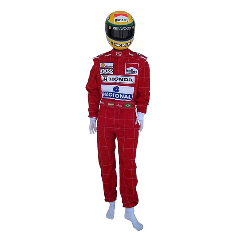 1991 Ayrton Senna Mclaren F1 Race Suit REPLICA 2 1991 Ayrton Senna Mclaren F1 Race Suit REPLICA - Image 2