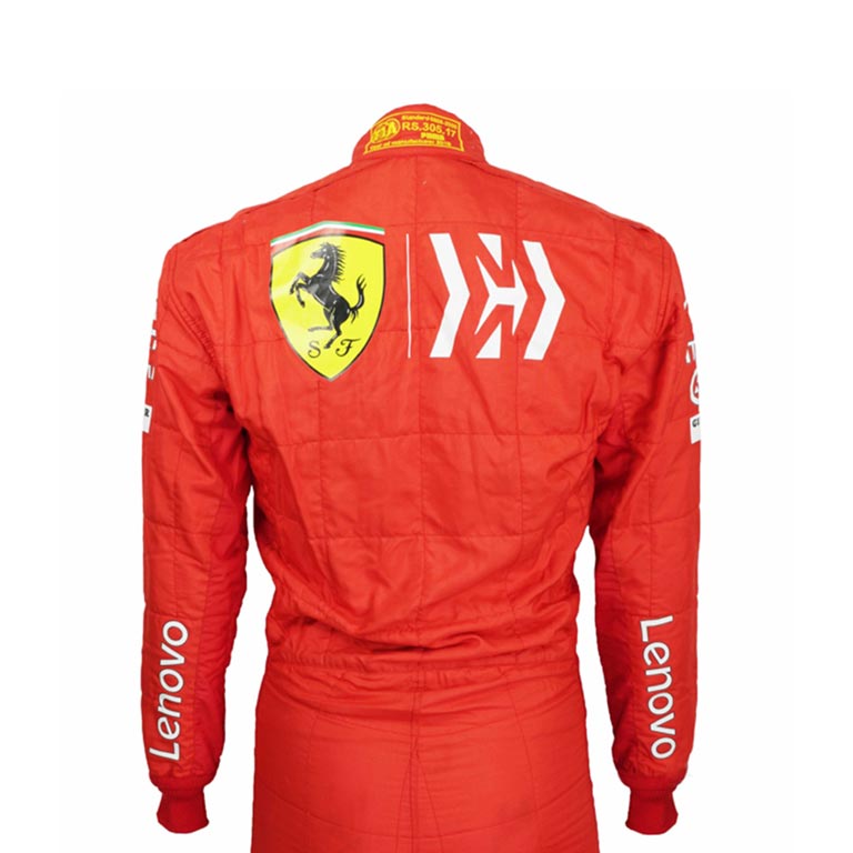 2019 Charles Leclerc Ferrari F1 Race Suit REPLICA 3 2019 Charles Leclerc Ferrari F1 Race Suit REPLICA - Image 3