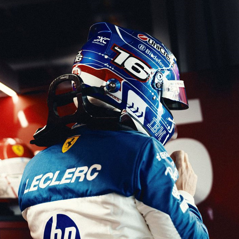 2025 FERRARI CHARLES LECLERC MIAMI GP Replica Suit 3 2025 FERRARI CHARLES LECLERC MIAMI GP Replica Suit - Image 3