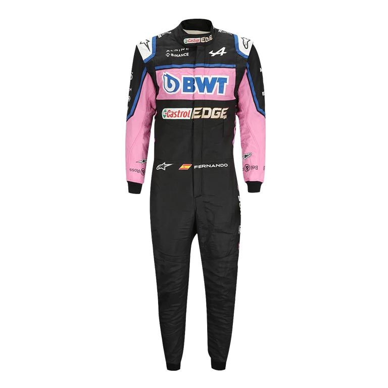 2022 Esteban Ocon British Gp F1 Race Suit REPLICA 2 2022 Esteban Ocon British Gp F1 Race Suit REPLICA - Image 2