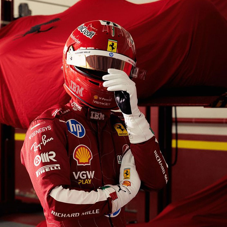 Ferrari Charles Leclerc Monza GP 2025 3 Ferrari Charles Leclerc Monza GP 2025 - Image 3