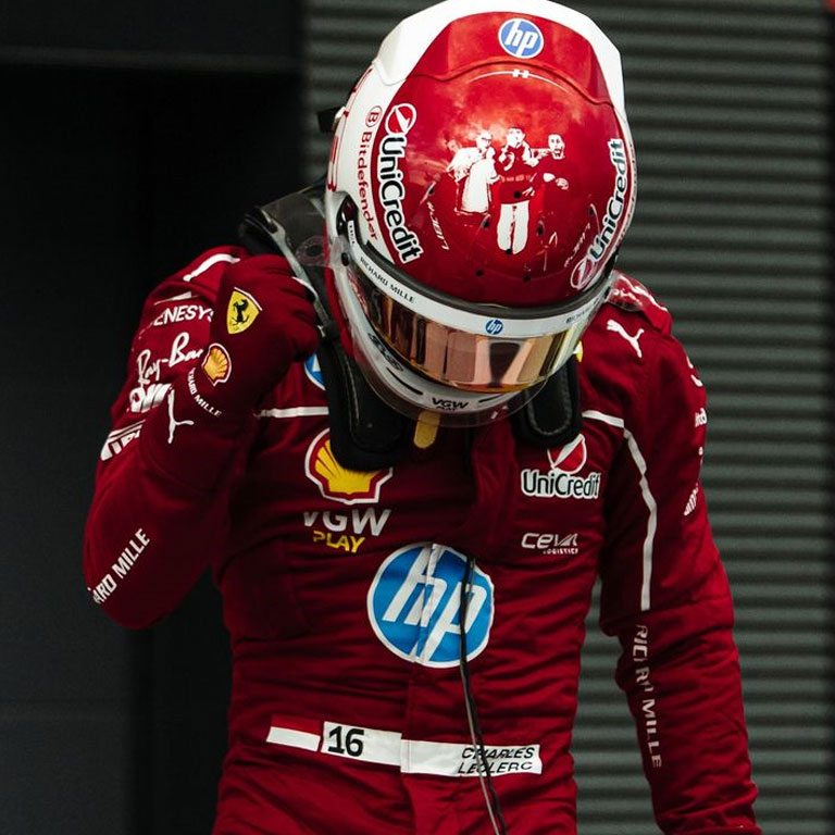 Ferrari Charles Leclerc Monza GP 2025 4 Ferrari Charles Leclerc Monza GP 2025 - Image 4