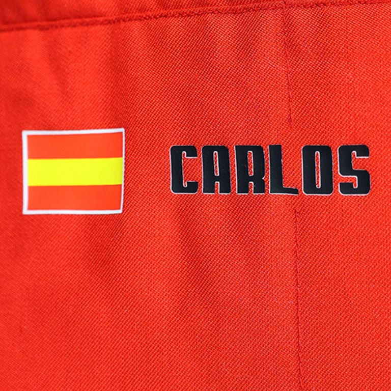 2021 Carlos Sainz Ferrari F1 Race Suit REPLICA 6 2021 Carlos Sainz Ferrari F1 Race Suit REPLICA - Image 6