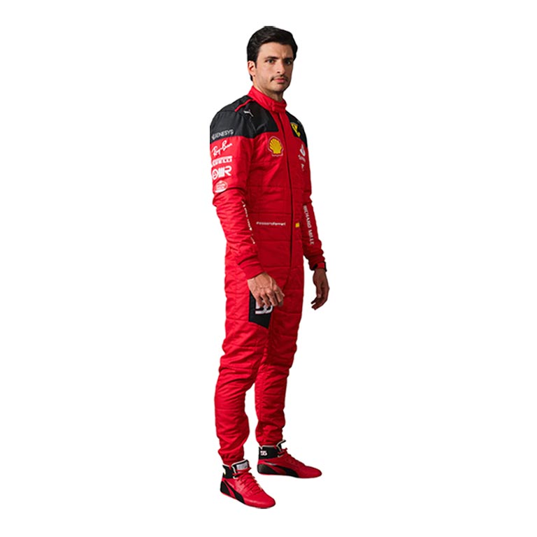 2023 Carlos Sainz Ferrari F1 Race Suit REPLICA 2 2023 Carlos Sainz Ferrari F1 Race Suit REPLICA - Image 2