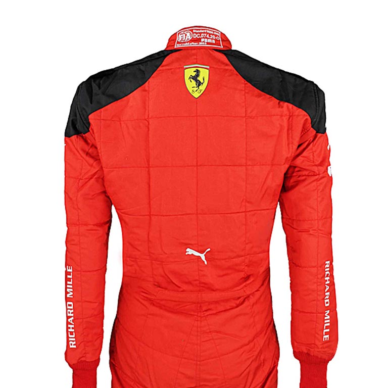 2023 Carlos Sainz Ferrari F1 Race Suit REPLICA 7 2023 Carlos Sainz Ferrari F1 Race Suit REPLICA - Image 7