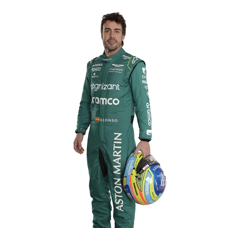 2023 Fernando Alonso Aston Martin F1 Race Suit REPLICA 2 2023 Fernando Alonso Aston Martin F1 Race Suit REPLICA - Image 2