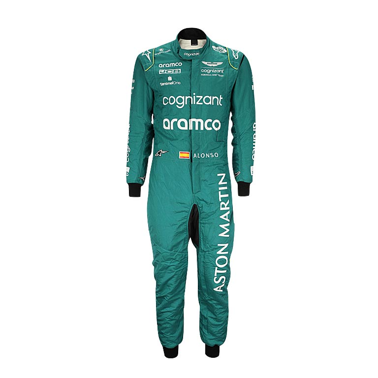 2023 Fernando Alonso Aston Martin F1 Race Suit REPLICA 3 2023 Fernando Alonso Aston Martin F1 Race Suit REPLICA - Image 3