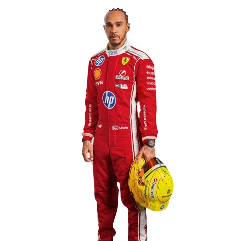 Lewis Hamilton Ferrari 2026 Racing Suit 3 Lewis Hamilton Ferrari 2026 Racing Suit - Image 3