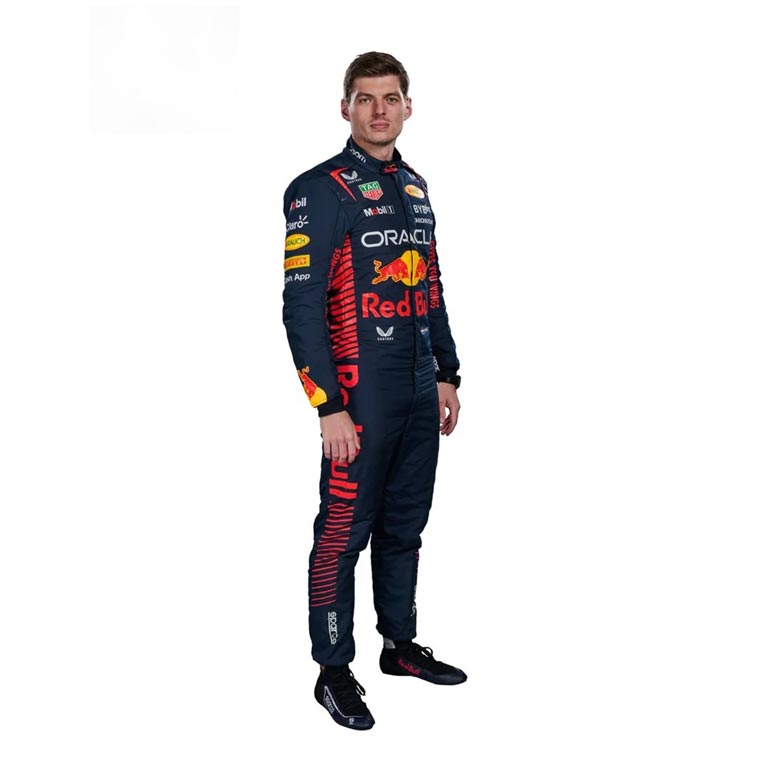2023 Max Verstappen Red Bull Honda F1 Suit Replica 3 2023 Max Verstappen Red Bull Honda F1 Suit Replica - Image 3