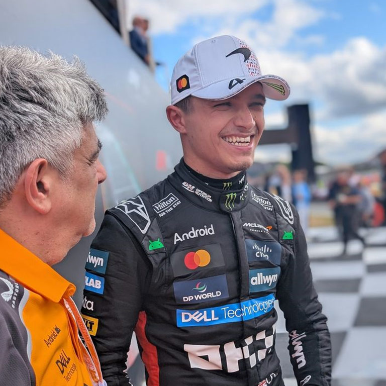 2025 British GP Mclaren Lando Norris Race Suit 3 2025 British GP Mclaren Lando Norris Race Suit - Image 3