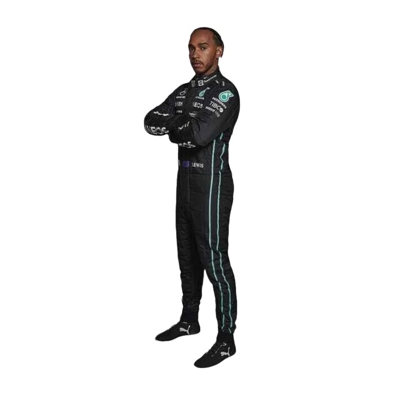 2022 Lewis Hamilton PETRONAS Mercedes F1 Race Suit REPLICA 3 2022 Lewis Hamilton PETRONAS Mercedes F1 Race Suit REPLICA - Image 3