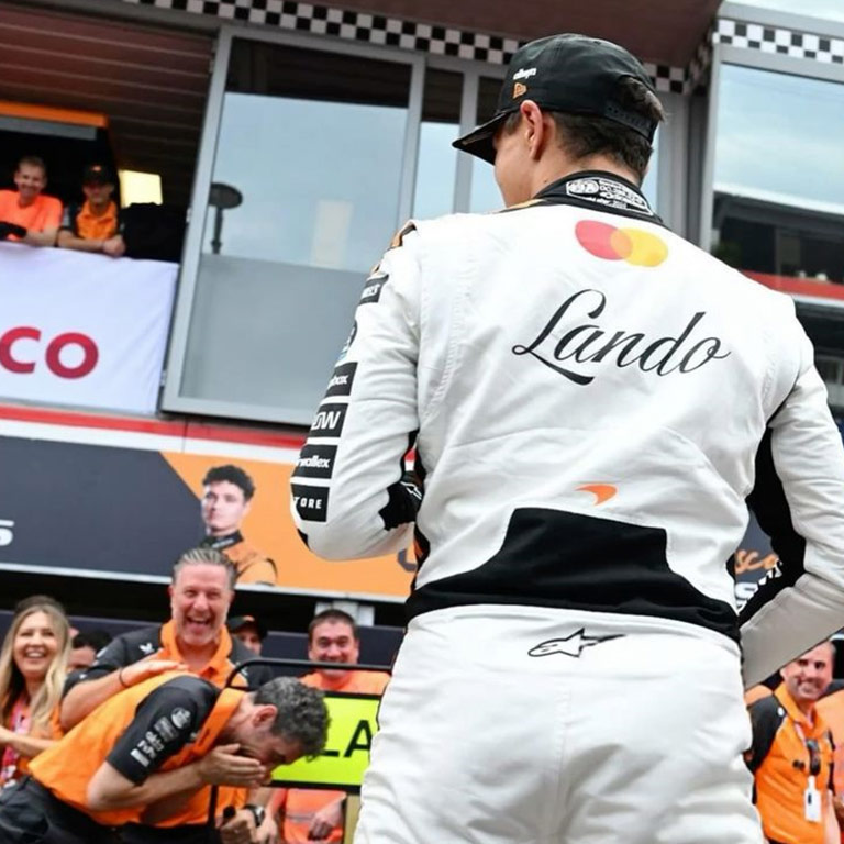 2025 Lando Norris Race Suit Monaco GP 3 2025 Lando Norris Race Suit Monaco GP - Image 3