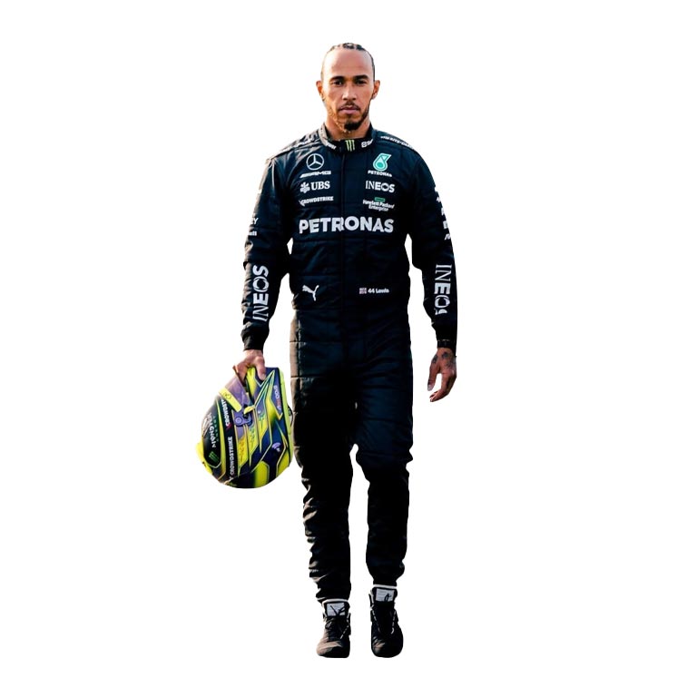 2023 Lewis Hamilton PETRONAS Mercedes F1 Race Suit REPLICA 3 2023 Lewis Hamilton PETRONAS Mercedes F1 Race Suit REPLICA - Image 3