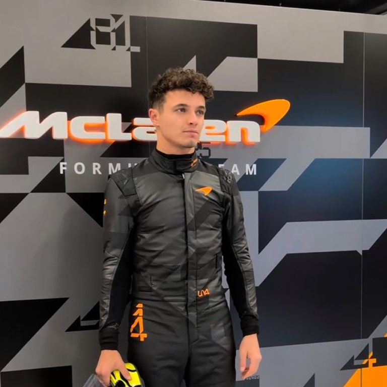 2025 Stealth Mclaren Lando Norris Race Suit 2 2025 Stealth Mclaren Lando Norris Race Suit - Image 2