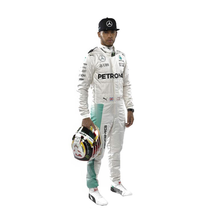 2016 Lewis Hamilton PETRONAS Mercedes F1 Race Suit REPLICA 2 2016 Lewis Hamilton PETRONAS Mercedes F1 Race Suit REPLICA - Image 2