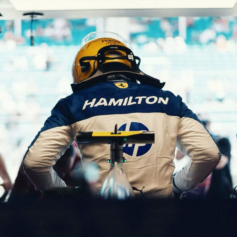 2025 Ferrai Lewis Hamilton Miami GP Replica Suit 2 2025 Ferrai Lewis Hamilton Miami GP Replica Suit - Image 2