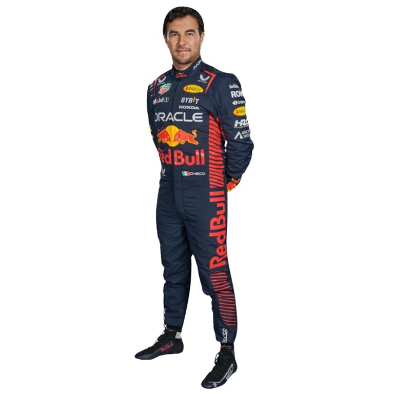 2023 Sergio Perez Red Bull Honda F1 Suit Replica 2 2023 Sergio Perez Red Bull Honda F1 Suit Replica - Image 2