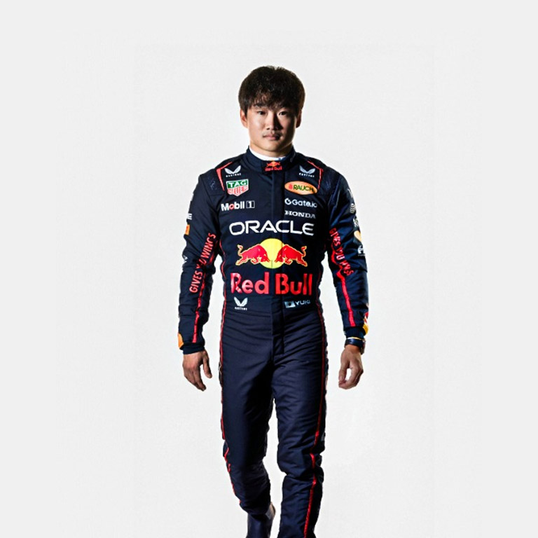 Celebrated Yuki Tsunoda 2025
