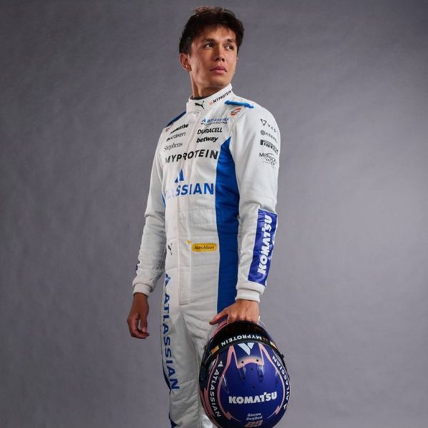 2025 Williams Alexandar Albon F1 Race Suit REPLICA 2 2025 Williams Alexandar Albon F1 Race Suit REPLICA - Image 2